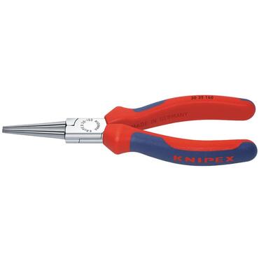 Long round nose pliers with multi-component handle type 30 35